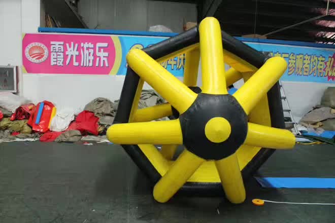 台州黄色水上滚筒球